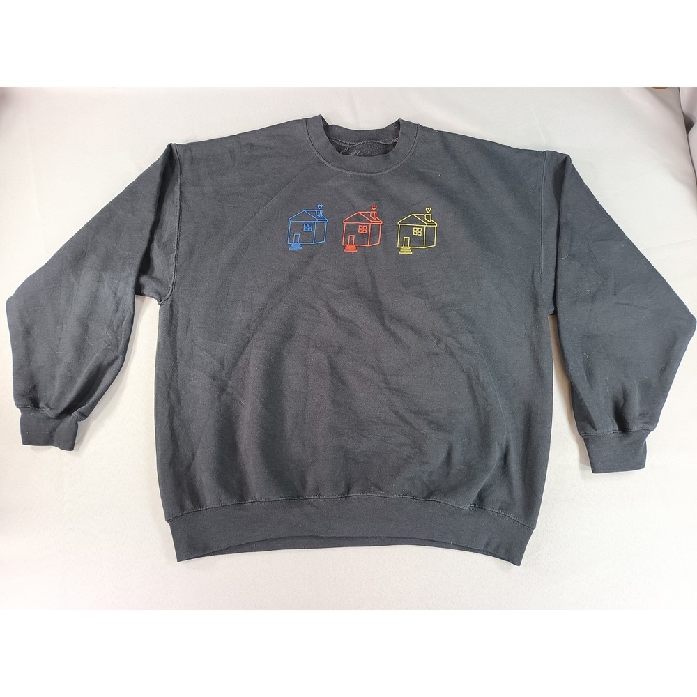 Harry Styles P31461303 Graphic Print Sweatshirt Unisex Black Long Sleeve